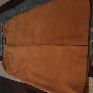 Genuine suede maxi skirt.  NWOT